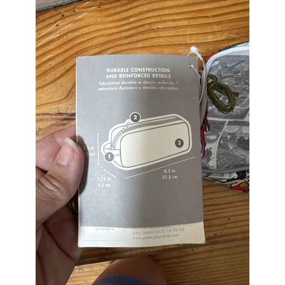 DC Pottery Barn Kids Wonder Woman PENCIL CASE superhero school Supplies Bag - Picture 4 of 8